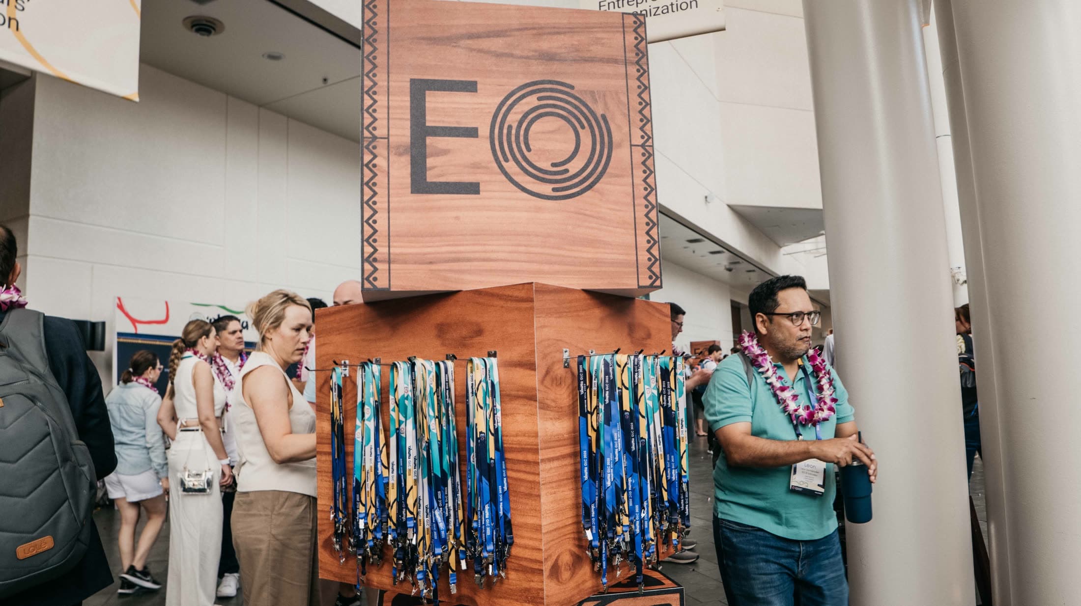 EO Global Leadership Conference dinner at Pearl Harbor Aviation Museum