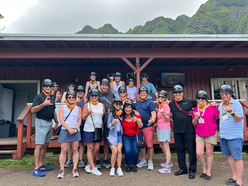 Oahu Genius & HVCB Meet Hawaii Team at Kualoa Ranch